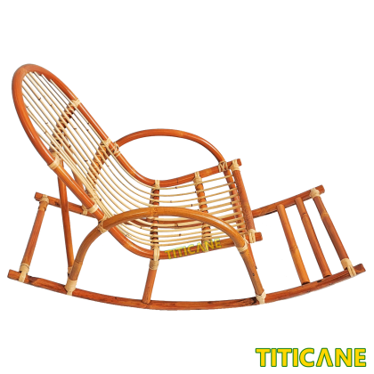 TITICANE Big Children Rocking Chair Kerusi Rotan Rattan Dahan