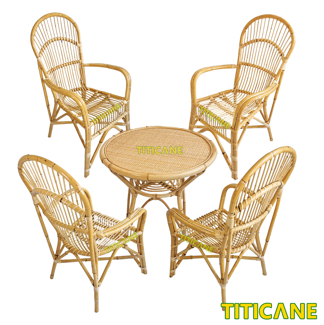 TITICANE Singapore Chair [ Kerusi Rotan ] [ Rattan Mantang ]